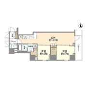 サンウッドフラッツ新宿四谷三丁目の間取り画像