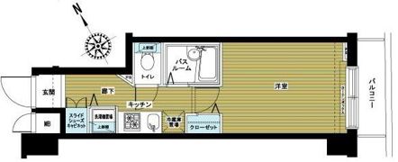 トーシンフェニックス日本橋兜町弐番館の間取り画像