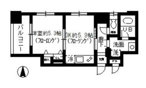 エルラッソ入谷の間取り画像