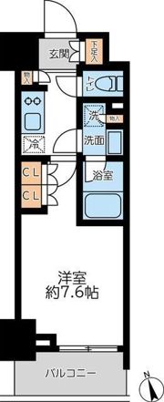 プライマル浅草言問通の間取り画像