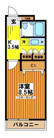 ウェル明大前の間取り画像