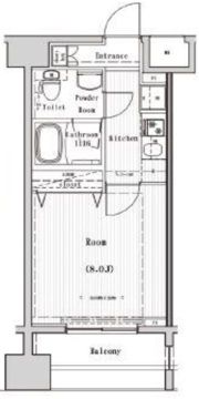 レオーネ南千住の間取り画像