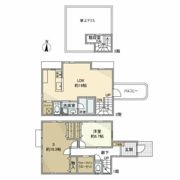 桃井戸建の間取り画像