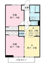 プレジールの間取り画像