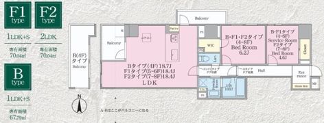 クロスゲート青葉台の間取り画像