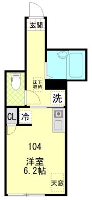 バーミープレイス沼袋の間取り画像