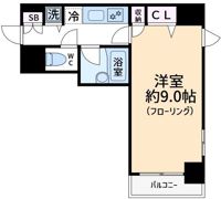 プレール・ドゥーク銀座EAST 6階の間取り画像