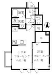 DM深沢2167の間取り画像