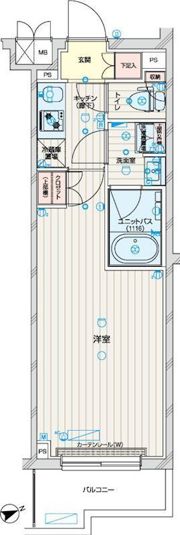 ルーブル武蔵新城七番館の間取り画像