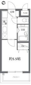 アソシエール駒沢の間取り画像