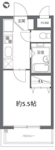 アソシエール駒沢の間取り画像