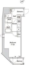 クレセント虎ノ門新橋の間取り画像