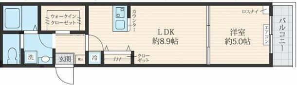 フォセット東日暮里の間取り画像