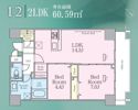 ゼンパレス日本橋の間取り画像