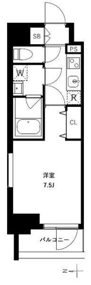 アーバンパーク浅草Ⅱの間取り画像
