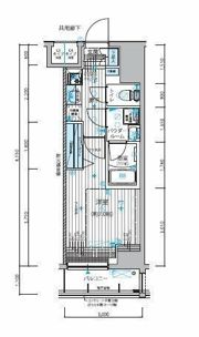 メインステージ入谷Ⅱの間取り画像