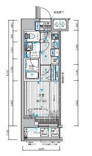 メインステージ入谷Ⅱの間取り画像