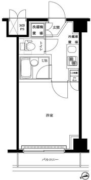 ルーブル浜田山の間取り画像