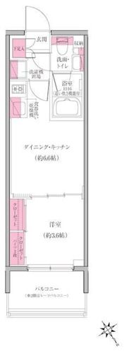 レジディア門前仲町プレイスの間取り画像