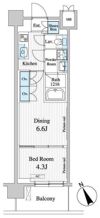 プレノ清澄庭園の間取り画像