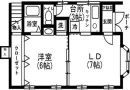 クレール西原の間取り画像