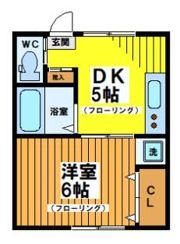 東田荘B棟の間取り画像
