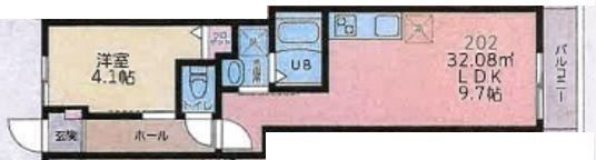 馬場4丁目アパートの間取り画像