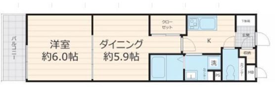 フォセット幡ヶ谷の間取り画像