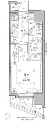 クレイシアIDZ千代田岩本町の間取り画像
