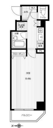 スペーシア飯田橋Ⅱの間取り画像