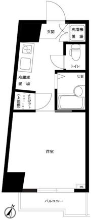 ルーブル白金高輪の間取り画像