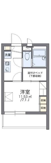 レオパレスベレオMの間取り画像