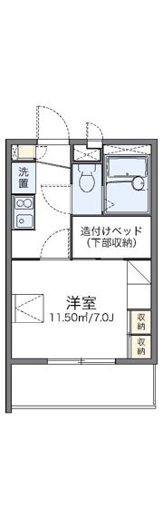 レオパレスデンファレの間取り画像