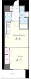 N residence SUMIYOSHIの間取り画像