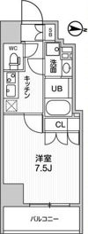 ガリシア森下Ⅴの間取り画像
