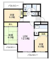 サンコートあかね台の間取り画像