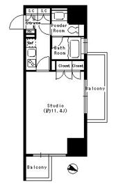 アジリア南麻布J'sの間取り画像
