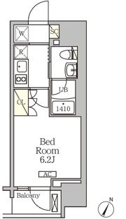 ジオエント白金台の間取り画像