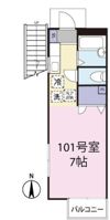 ベルシオン上井草の間取り画像