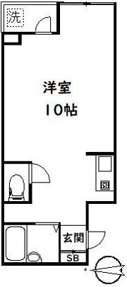 プラザカネコの間取り画像