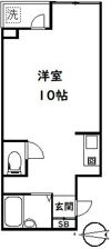 プラザカネコの間取り画像