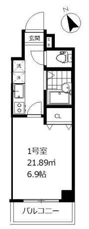 クレッシェンドKの間取り画像
