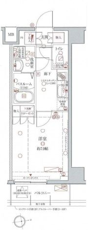 クレヴィスタ亀戸Ⅱの間取り画像