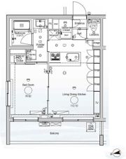 DIPS墨田RIVERSIDEの間取り画像