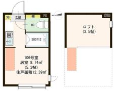 ハーモニーテラス中村橋の間取り画像