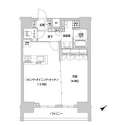 メトロステージ上野の間取り画像