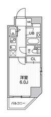 コンシェリア新橋の間取り画像