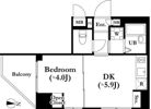 THE PALMS錦糸町の間取り画像