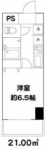 ドミール北新宿2の間取り画像