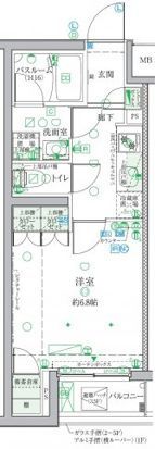 クレヴィスタ祖師ヶ谷大蔵の間取り画像